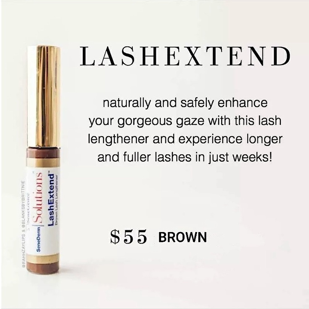 Senegence LashExtend Brown NEW Eyelash Lash Lengthener Lengthening Eyeliner
